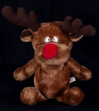 Russ Berrie Radar the Red Nosed Reindeer Christmas Plush Stuffed Animal